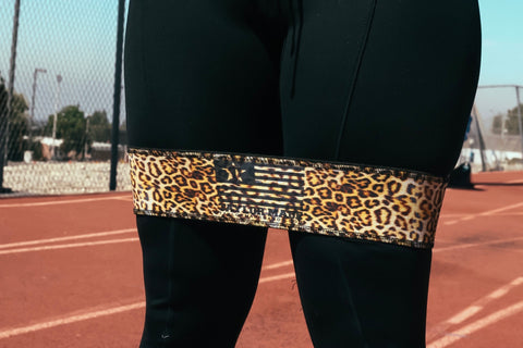 Cheetah Print Booty Band- Light