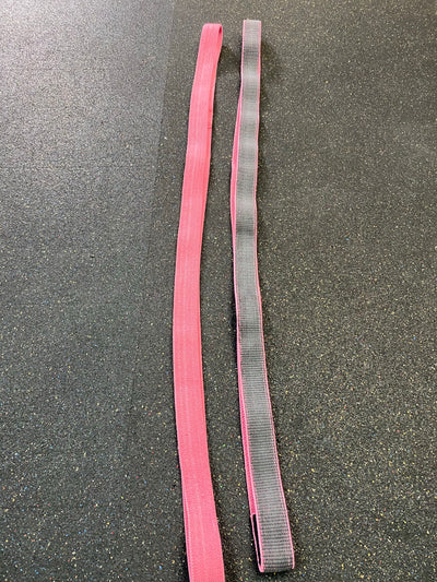 Heavy Pink Mini Loop fabric bands