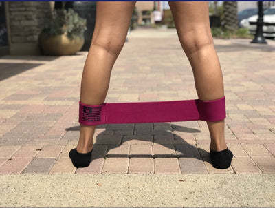 Magenta Ankle Band - Heavy
