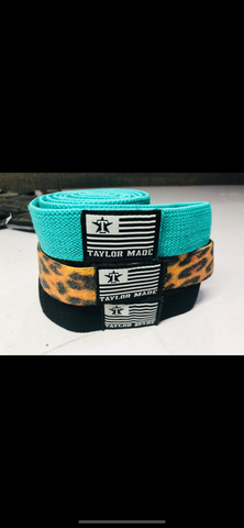 “ Package “Mini Loop fabric bands (Cheetah Heavy), (Black Heavy ) , &(Teal)Light